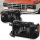 Factory Style Headlights (Left & Right) <BR>87-91 Ford Bronco, F-150, F-250, F-350