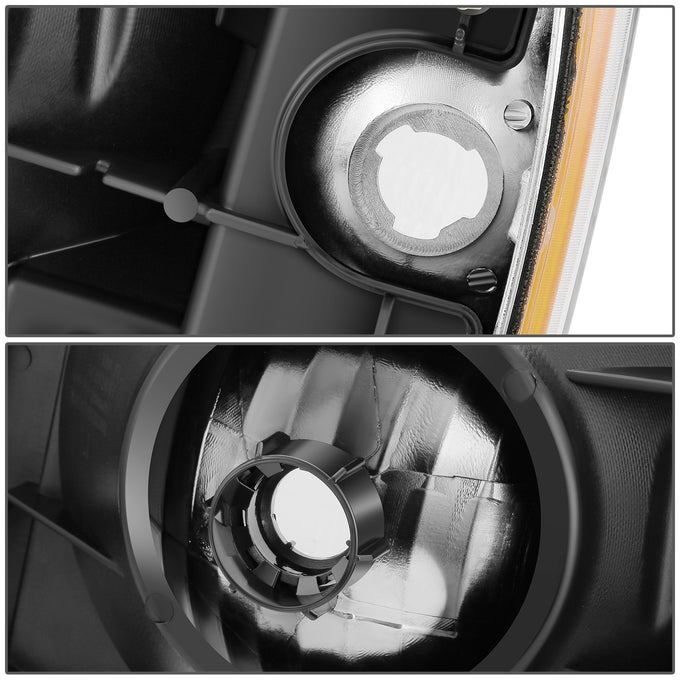 Factory Style Headlight Assembly (Right) <BR>87-91 Ford Bronco, F-150, F-250, F-350