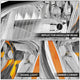 Factory Style Headlights <br> 03-18 Freightliner M2 106, 112