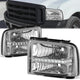 LED DRL Headlights <br> 05-07 Ford F-250 F-350 F-450 F-550 Super Duty