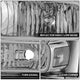 LED DRL Headlights <br> 05-07 Ford F-250 F-350 F-450 F-550 Super Duty