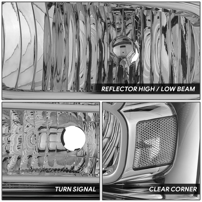 LED DRL Headlights <br> 05-07 Ford F-250 F-350 F-450 F-550 Super Duty