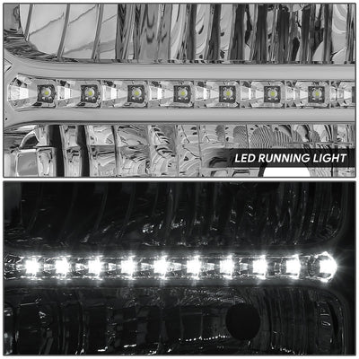 LED DRL Headlights <br> 05-07 Ford F-250 F-350 F-450 F-550 Super Duty