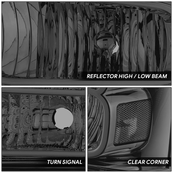 LED DRL Headlights <br> 05-07 Ford F-250 F-350 F-450 F-550 Super Duty