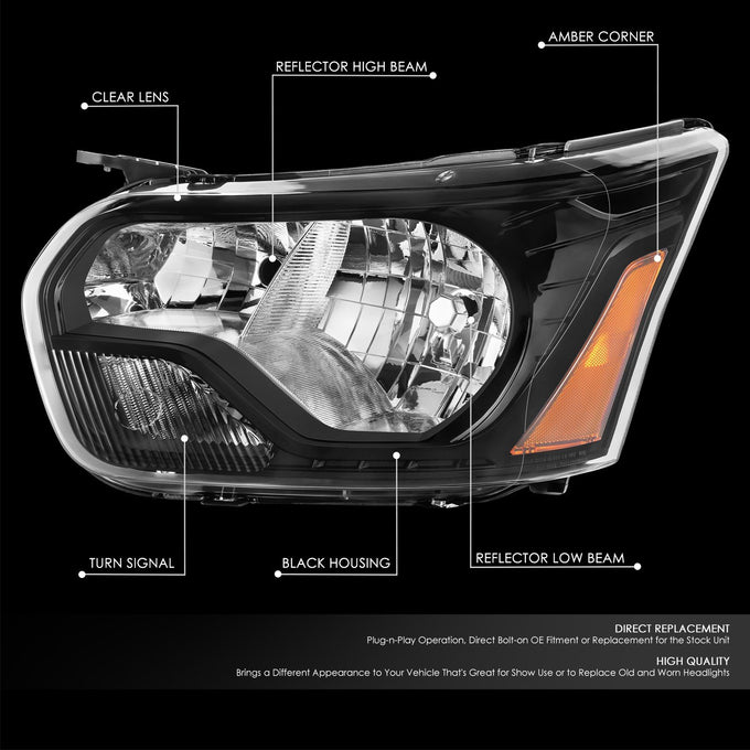 Factory Style Replacement Headlights <br> 15-23 Ford Transit 150 250 350