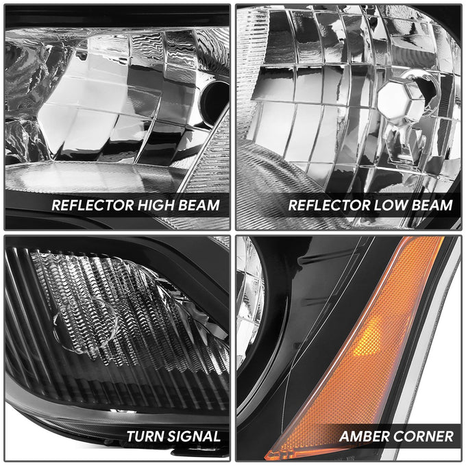 Factory Style Replacement Headlights <br> 15-23 Ford Transit 150 250 350