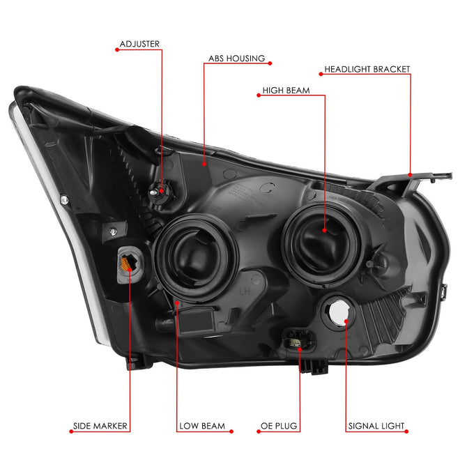 Factory Style Replacement Headlights <br> 15-23 Ford Transit 150 250 350