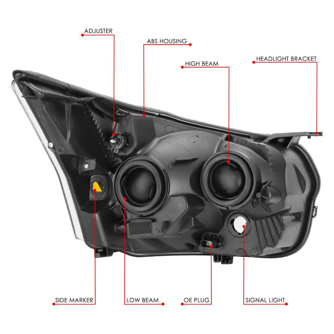 Factory Style Replacement Headlights <br> 15-23 Ford Transit 150 250 350
