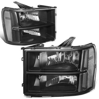 Factory Style Headlights <br>07-13 GMC Sierra 1500 2500HD 3500HD