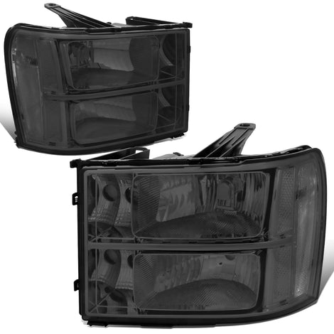 Factory Style Headlights <br>07-13 GMC Sierra 1500 2500HD 3500HD