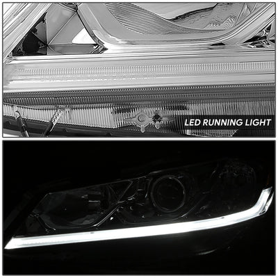 LED DRL Projector Headlights <br> 16-17 Honda Accord