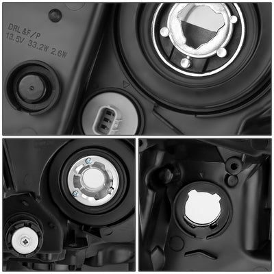 LED DRL Projector Headlights <br> 16-17 Honda Accord