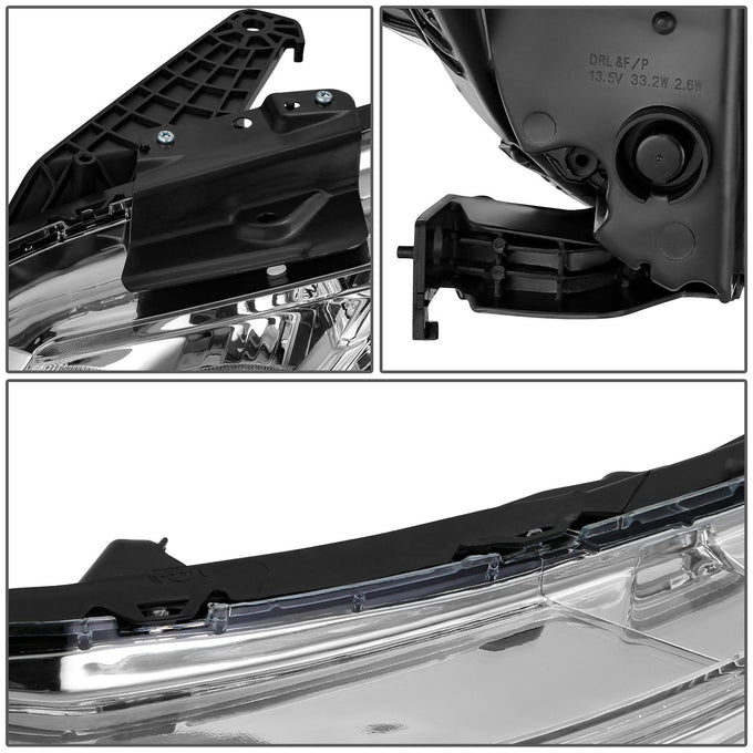 LED DRL Projector Headlights <br> 16-17 Honda Accord