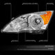 Factory Style Chrome Housing Headlights <br> 07-11 Honda CR-V