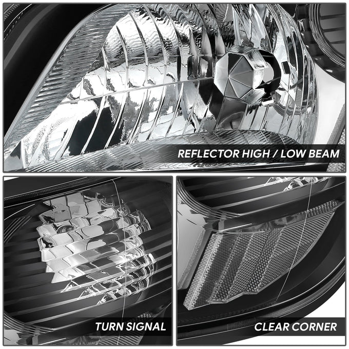 Factory Style Headlights <br> 06-19 Hino 145, 165 258 338 258ALP 268A