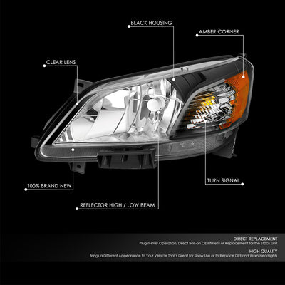 Factory Style Headlights <br>13-21 Nissan NV200