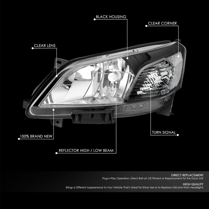 Factory Style Headlights <br>13-21 Nissan NV200