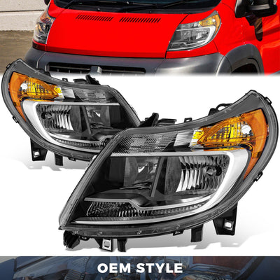 Factory Style Headlights <br> 14-22 Ram Promaster 1500 2500 3500