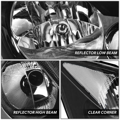 Factory Style Headlights (Left&Right) <br> 07-09 Dodge/Freightliner Sprinter 2500 3500