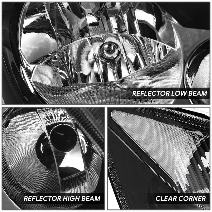 Factory Style Headlights (Left&Right) <br> 07-09 Dodge/Freightliner Sprinter 2500 3500