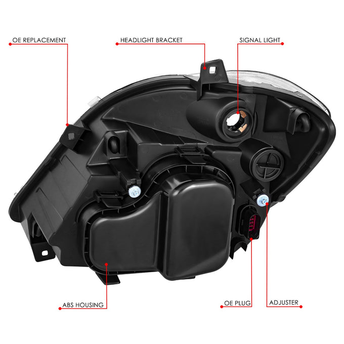 Factory Style Headlights (Left&Right) <br> 07-09 Dodge/Freightliner Sprinter 2500 3500