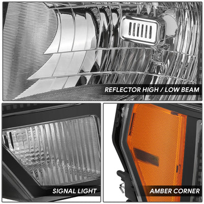 RGB LED DRL Headlights <br> 09-14 Ford F-150