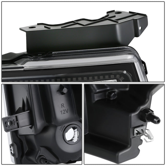 RGB LED DRL Headlights <br> 09-14 Ford F-150
