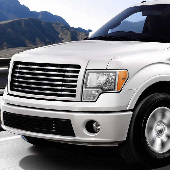 RGB LED DRL Headlights <br> 09-14 Ford F-150