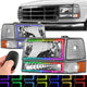 RGB LED DRL Sequential Signal Headlights <BR>92-96 Ford F-150, F-250, F-350, Bronco