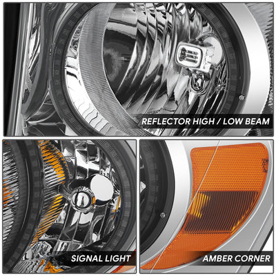 RGB LED DRL Headlights<br>06-08 Dodge Ram 1500 2500 3500