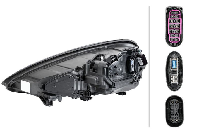 Headlamp Rh <br>13-16 Panamera