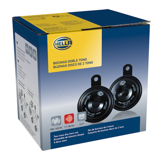 Horn Kit Bx Blk Disc 77Mm 12V Univ <br> Universal