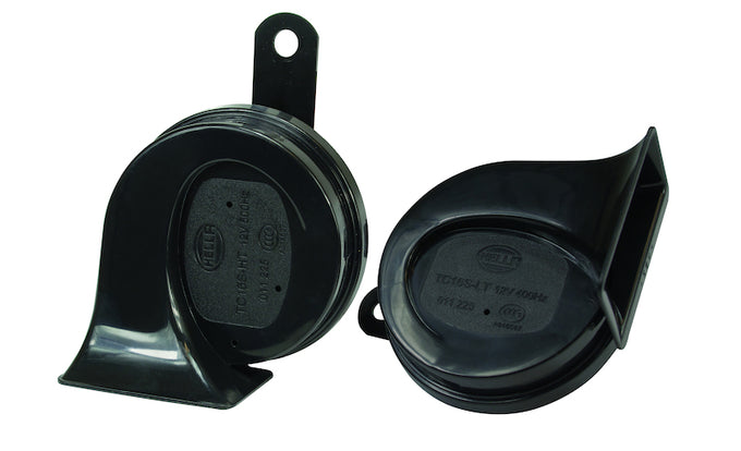Twin Trumpet Horn Kit 12V Universal - Black <br>14-16 BMW 428i 435i 428i xDrive 435i xDrive