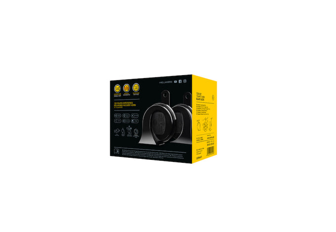 Twin Trumpet Horn Kit 12V Universal - Black <br>14-16 BMW 428i 435i 428i xDrive 435i xDrive