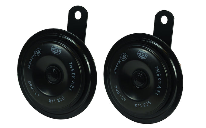 Horn Kit Bx Blk Disc 92Mm 12V Univ <br> Universal