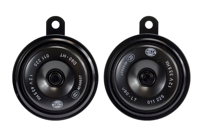 Horn Kit Bx Blk Disc 92Mm 12V Univ <br> Universal