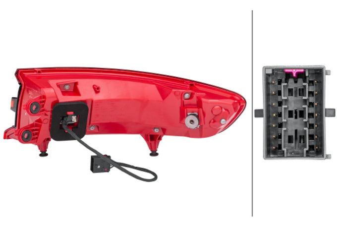 Left Outer Tail Light <br>15-18 Porsche Macan