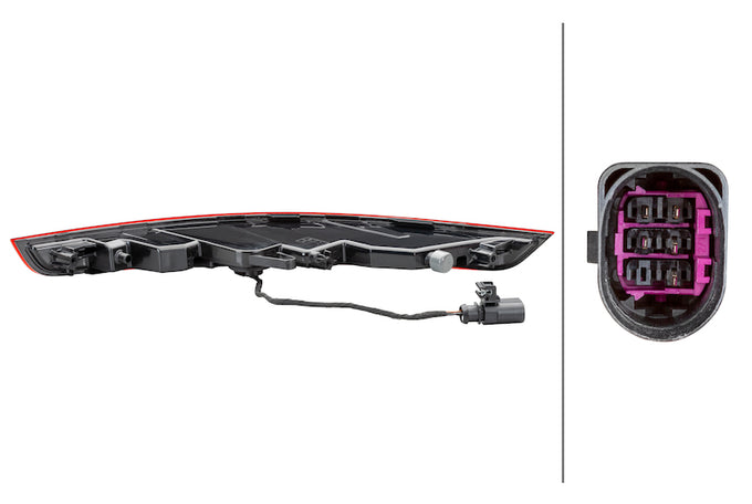 Back Up Light Assembly Rear Left <br>15-18 Porsche Macan