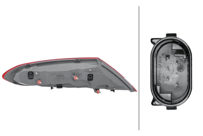 Right Outer Tail Light <br>17-18 Mercedes-Benz C300