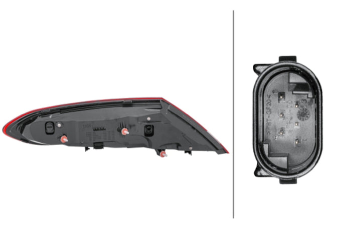 Right Outer Tail Light <br>19-20 Mercedes-Benz C300