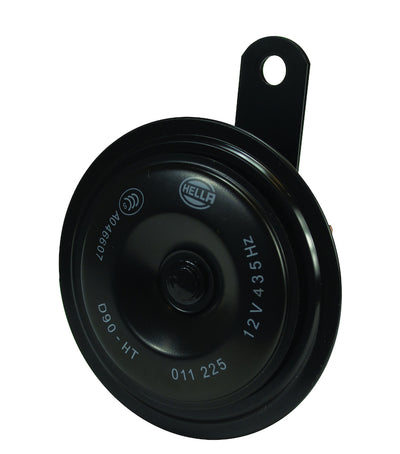 Horn Bl Blk Disc Ht 92Mm 12V Univ <br> Universal