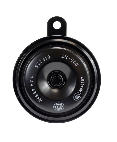 Horn Bl Blk Disc Ht 92Mm 12V Univ <br> Universal