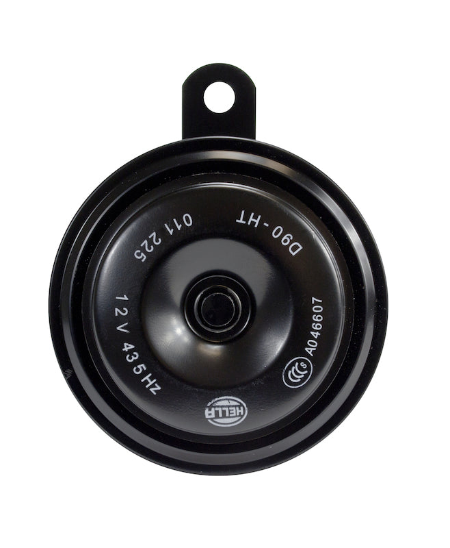 Horn Bl Blk Disc Ht 92Mm 12V Univ <br> Universal