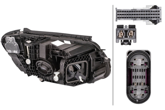 Headlamp Lh W/O Led Module <br>19-20 Mercedes-Benz C Class