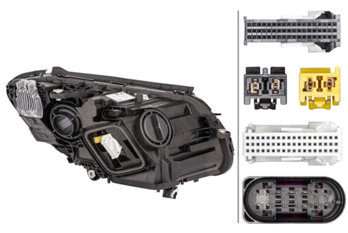 Headlamp Lh W/O Led Dyn <br>19 Mercedes-Benz C Class