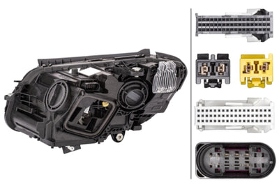 Headlamp Rh W/O Led Dyn <br>19 Mercedes-Benz C Class