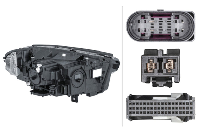 Headlamp Led Lh Static <br>21-22 Mercedes-Benz Gla