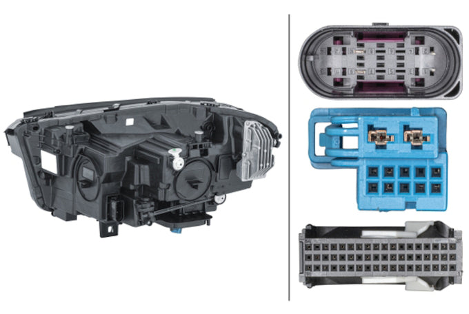Headlamp Rh Led Dynamic <br>21-22 Mercedes-Benz Gla