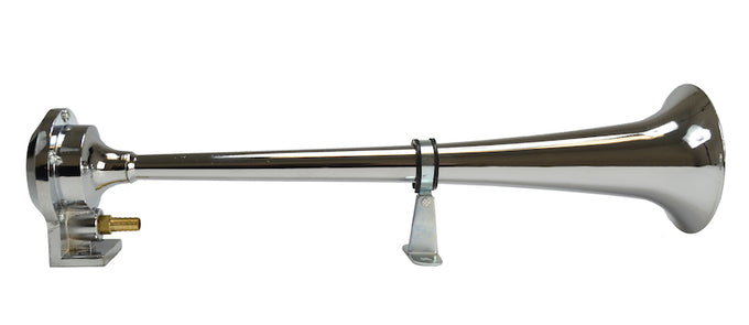 Horn Kit Bl Chrome Air 1Trumpet 12V <br> Universal