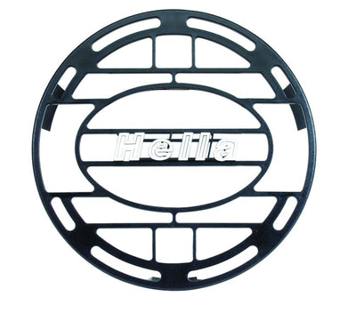 Stone Shield Round Plastic Black Logo Light Cover <br> Universal